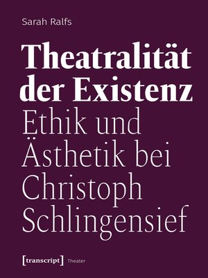 cover image of Theatralität der Existenz